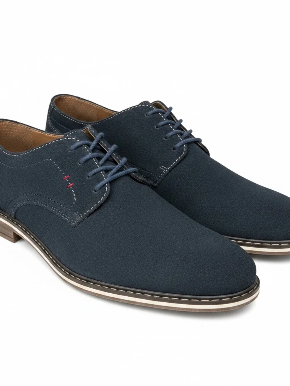Rieker Navy Suede Derby Shoes Men’s EU 41 US 8 Comfort Casual